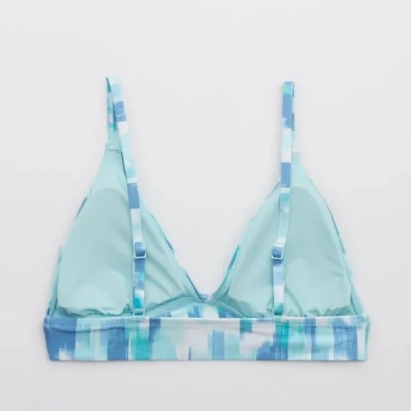 NWT Aerie Triangle Crossover Band Pullover Swim Top - Picture 4 of 8